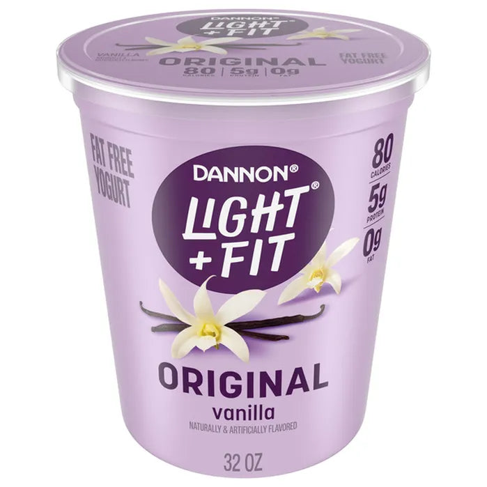 Dannon Light & Fit Vibrant Vanilla Yogurt 32oz