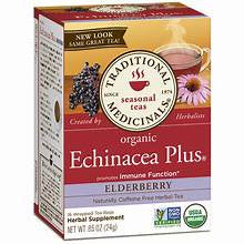 Traditional Medicinals Echinacea with Elderberry Tea 16ct