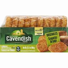 Cavendish Original Hash Brown Potato Patties 10 ct