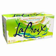 La Croix Sparkling Water Mango 12oz 8pk + Bottle Deposit $.40