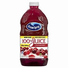 Ocean Spray 100% Cranberry Juice  64 oz