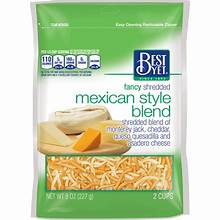 Best Yet Fancy Shredded Mexican Cheese 8oz