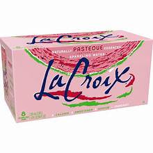 La Croix Sparkling Water Pasteque 12oz 8pk + Bottle Deposit $0.40