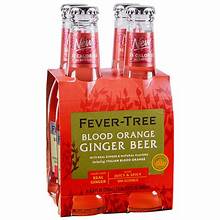 Fever Tree Blood Orange Ginger Beer 4pk + Bottle Deposit $0.20