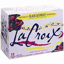 La Croix Sparkling Water Black Razzberry 12oz 8pk + Bottle Deposit $.40