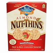 Blue Diamond Nut Thins Smokehouse Crackers 4.25oz