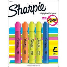 Sharpie Highlighter Assorted Colors 4pk