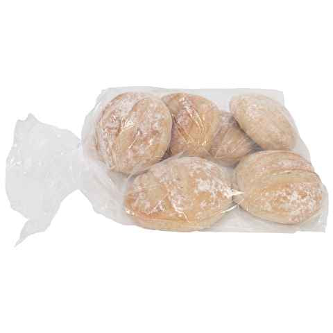 Chef's Line White Bianco Hamburger Bun 4" 6ct