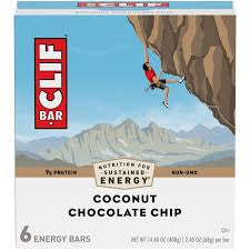 Clif Bar Coconut Chocolate Chip  6ct