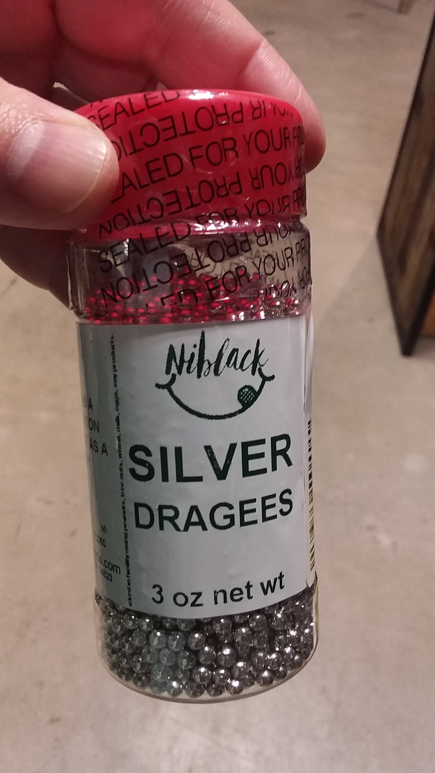 Niblack Silver Dragees 3oz