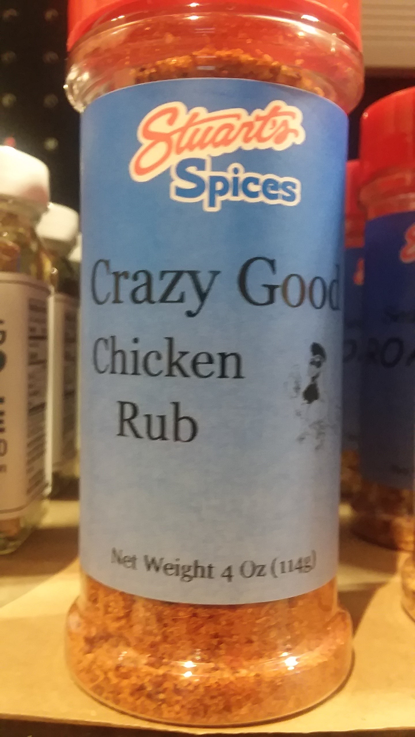 Stuart's Spices Crazy Good Chicken Rub 4.5oz