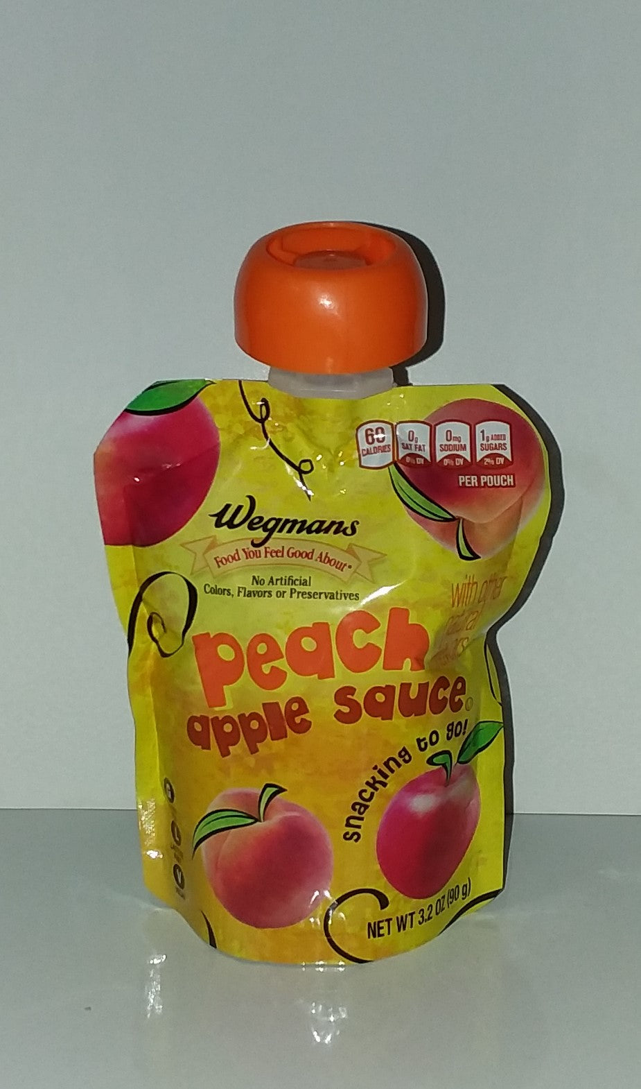 Wegmans Peach Apple Sauce Pouch