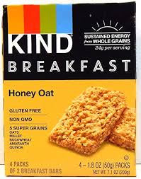 Kind Bars Breakfast Honey Oat 4ct