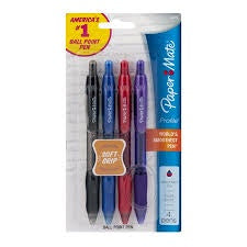 Paper Mate Profile Ballpoint 4 color 1.4mm 4pk