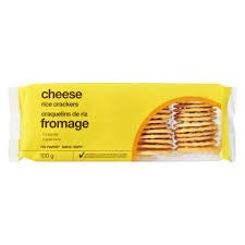 No Name Cheese Rice Crackers 100g