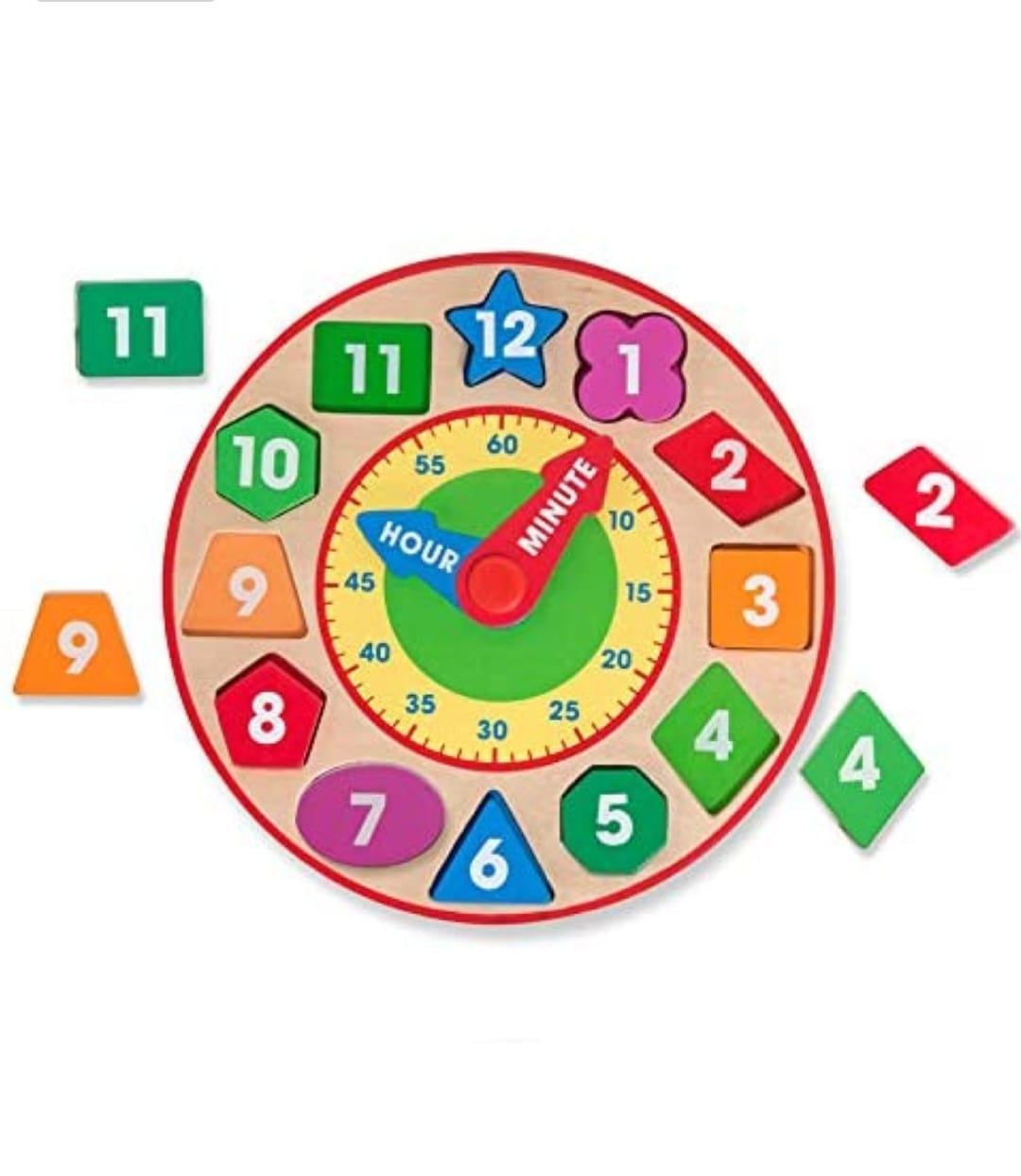 Melissa and Doug Shape Sorting Clock