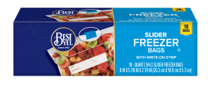 Best Yet Double Zipper Freezer Quart Bags 19 ct
