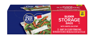 Best Yet Slider Storage Quart Bags 22ct