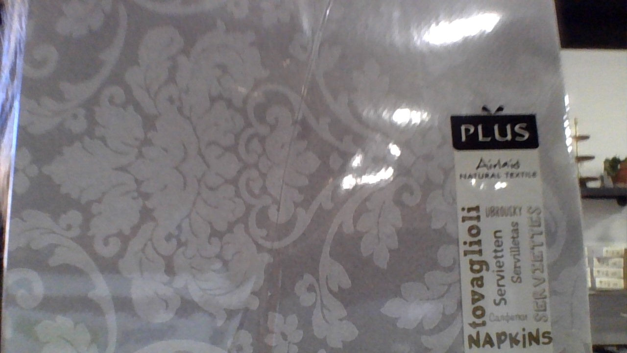 Airlaid Plus Napkins Victoria Grigio 40x40 50ct