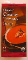 TJ Organic Creamy Tomato Soup 1qt