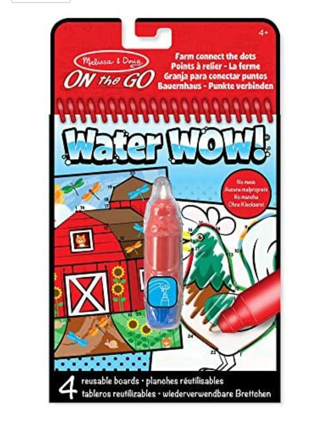 Melissa and Doug Farm Connect The Dots Water Wow