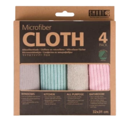 Smart Microfiber Cloth 4pk