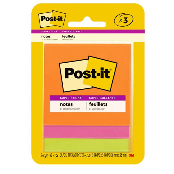 Post-it Sticky Notes 3 Pack