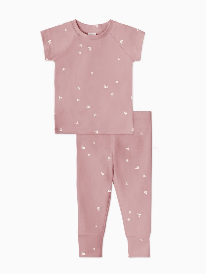 Colored Organics SS Jammies Petals Size 4t