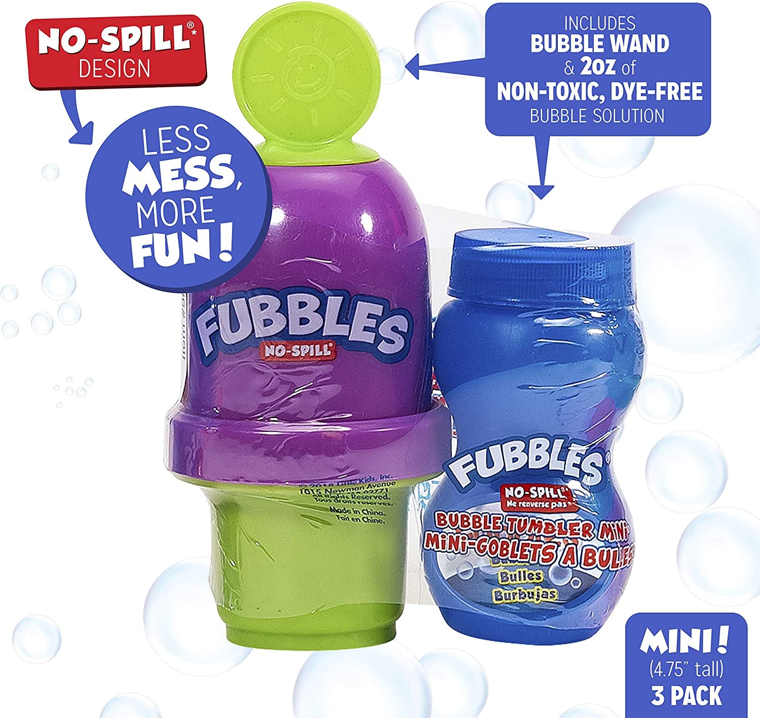 Fubble No-Spill Bubble Tumbler