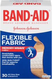 Band-Aid Flexible Fabric 30ct