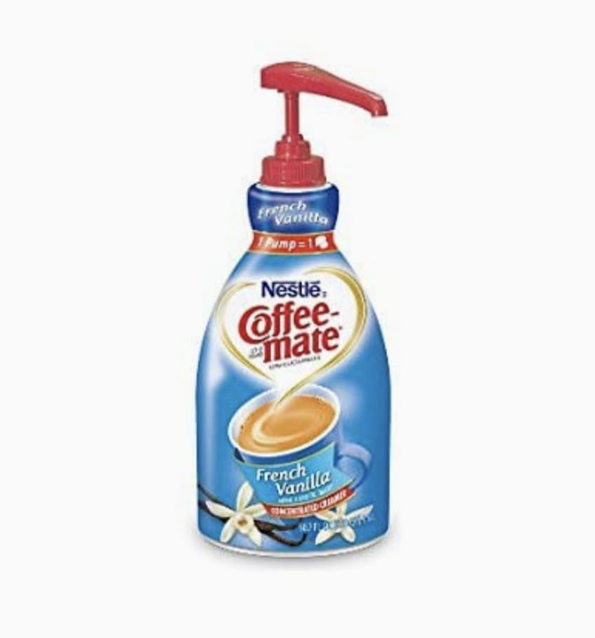 Coffee Mate French Vanilla Liquid Coffee Creamer Pump Dispenser 1500mL