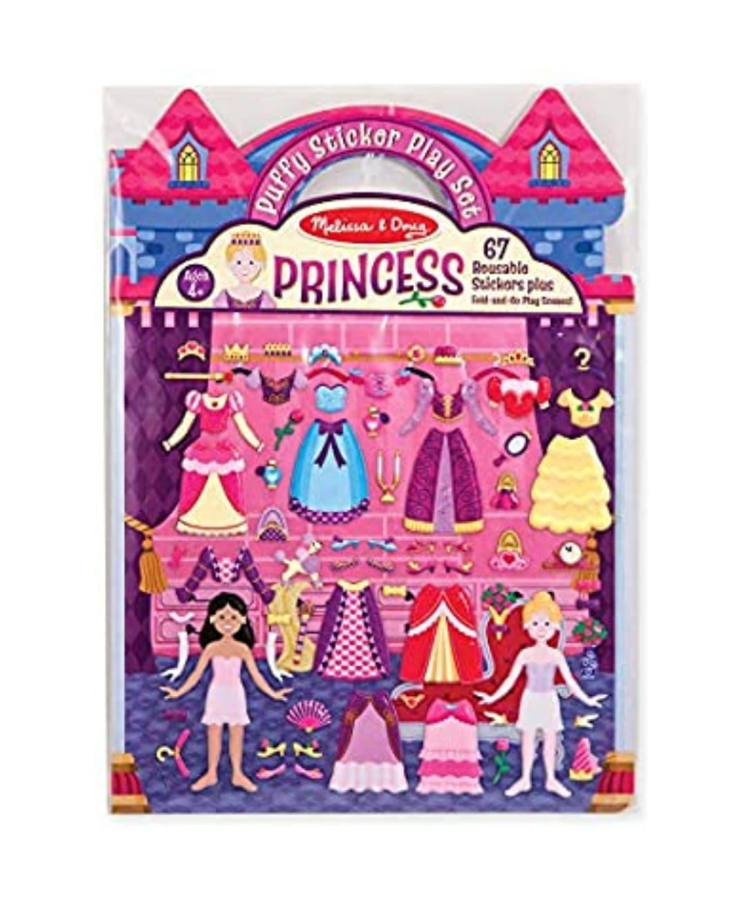 Melissa and Doug Puffy Sticker Play Set Princess