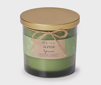 Alpine Spruce Green Candle 14oz