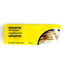 No Name Sesame Rice Crackers 100g