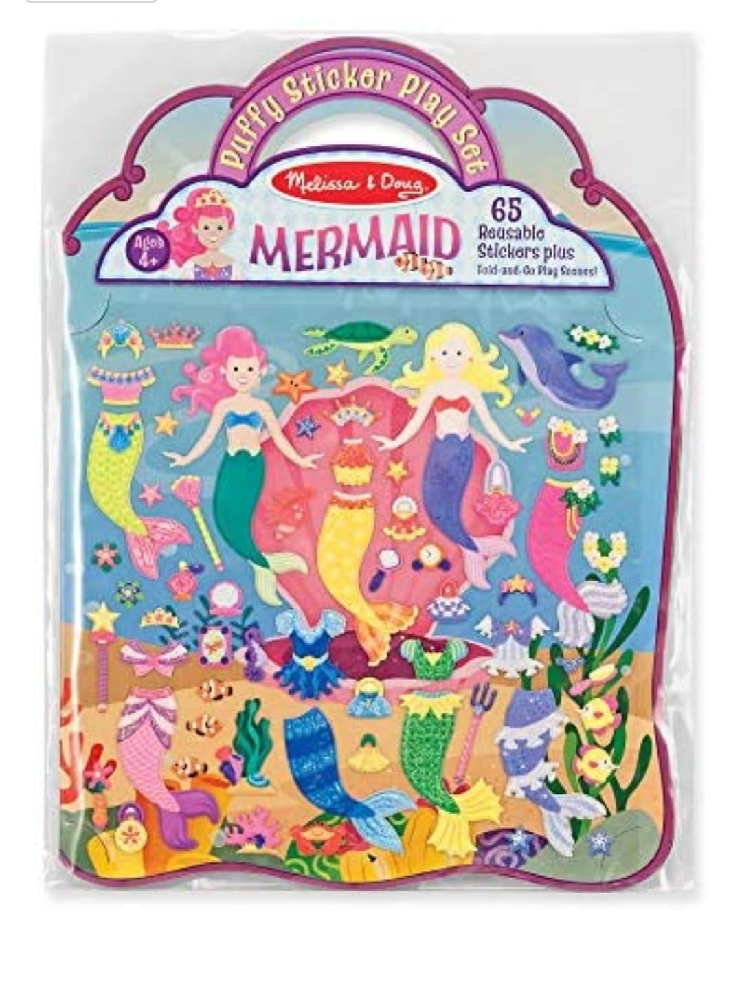 Melissa and Doug Puffy Sticker Play Set Mermaid