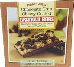 TJ Choc Chip Granola Bars