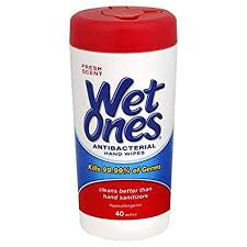 Wet Ones Antibacterial Fresh Scent Hand Wipes 40ct