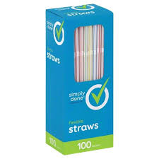 Simply Done Flexible Straws 100ct