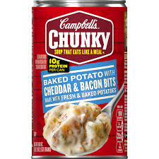 Campbell's Chunky Baked Potato w/Cheddar + Bacon Bits Soup