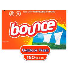 Bounce Dryer Sheets Outdoor Fresh 160ct