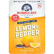 Bumble Bee Lemon & Pepper Seasoned Tuna Pouch 2.5oz