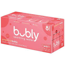 Bubly Sparkling Water Grapefruit 12oz 8pk