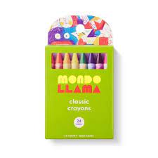 Mondo Llama Crayons 24ct