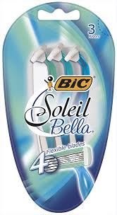 BIC Soleil Comfort 4 Blade Disposable Razor 3ct