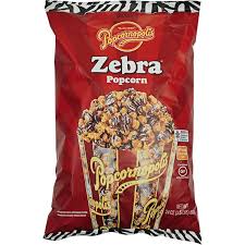 Popcornopolis Zebra Popcorn 24oz