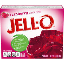 Jell-O Raspberry Instant Gelatin Mix 3oz