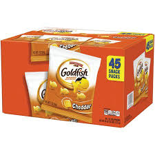 Pepperidge Farm Cheddar Goldfish Snack Packs 1oz, 45ct