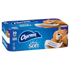 Charmin Toilet Paper UltraSoft 30 Jumbo Rolls 835sq ft