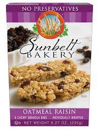 Sunbelt Bakery Oatmeal Raisin Granola Bars 8ct