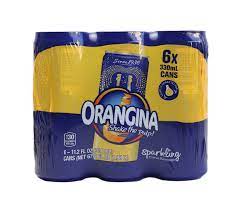 Orangina Citrus Beverage  11.2 oz. 6pk cans + Bottle Deposit $0.30